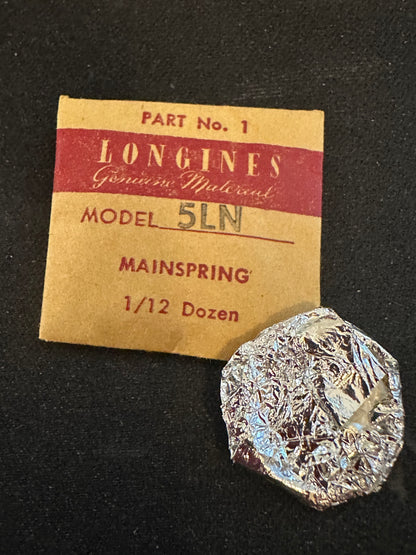 Longines Factory Mainspring for caliber 5LN - Steel