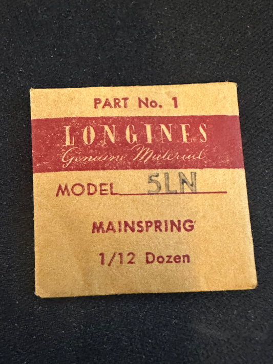 Longines Factory Mainspring for caliber 5LN - Steel