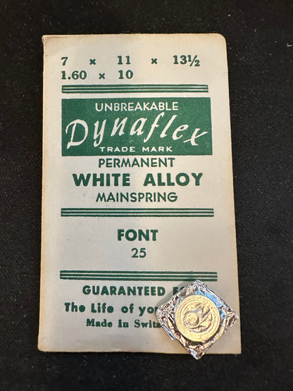 Dynaflex Unbreakable Mainspring for Font caliber 25 - Alloy