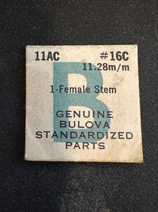 Bulova Factory female stem for caliber 11AC - new in envelope