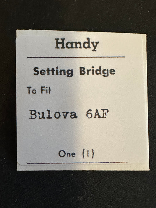 Handy Set Lever Bridge for Bulova caliber 6AF - new