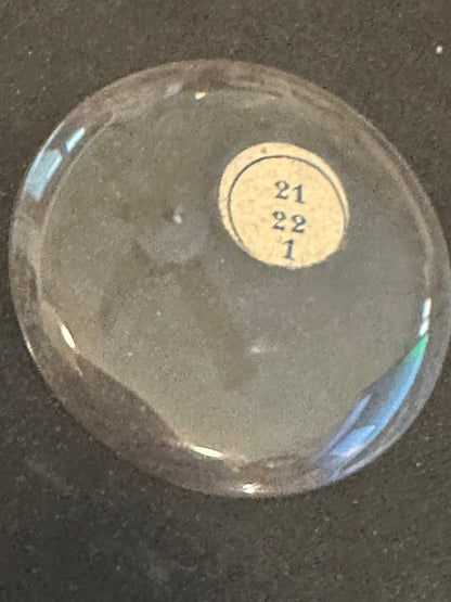 Vintage Glass Hunting Case Watch Crystal 21-0/16 (~47.4mm) - NOS