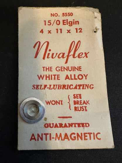 Nivaflex Mainspring for Elgin 15/0s No. 5550 / 6003 - Alloy