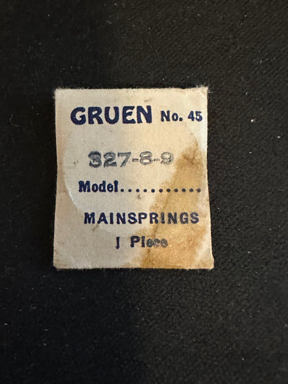 Gruen Factory Mainspring for caliber 327, 328, 329 - Steel