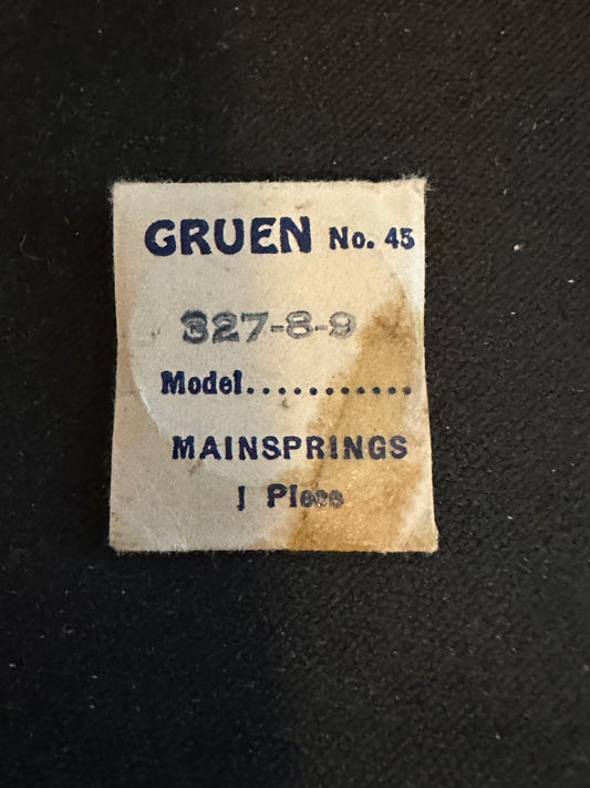 Gruen Factory Mainspring for caliber 327, 328, 329 - Steel
