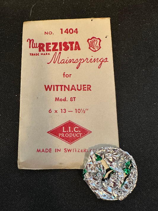 NuREZISTA Mainspring #1404 for Wittnauer caliber 8T - Steel