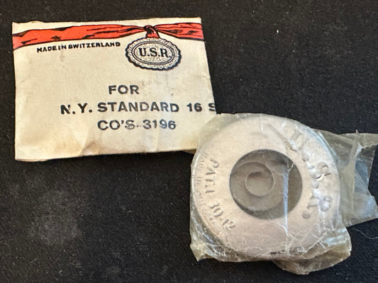 USR Mainspring for N.Y. Standard 16s No. 3196 - Steel