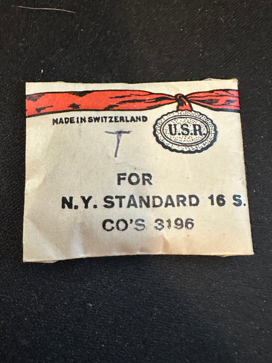 USR Mainspring for N.Y. Standard 16s No. 3196 - Steel