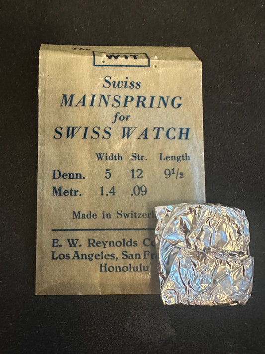 WITT Mainspring for Buser 20, Phenix 89, 93, 250, 253 - Steel