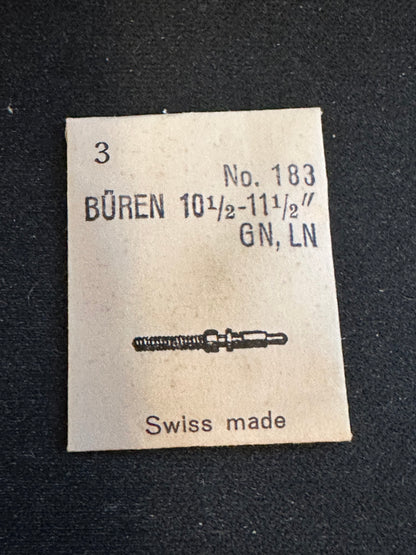 Ronda - Set of 3 stems for Buren caliber GN, LN - new in packaging