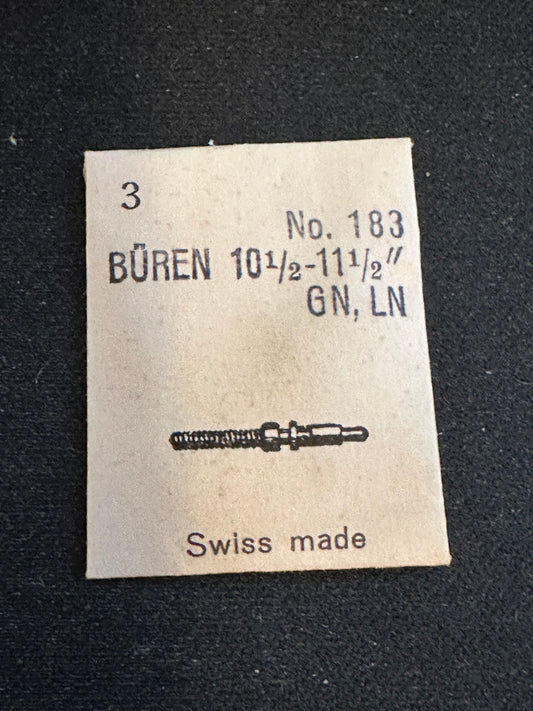 Ronda - Set of 3 stems for Buren caliber GN, LN - new in packaging