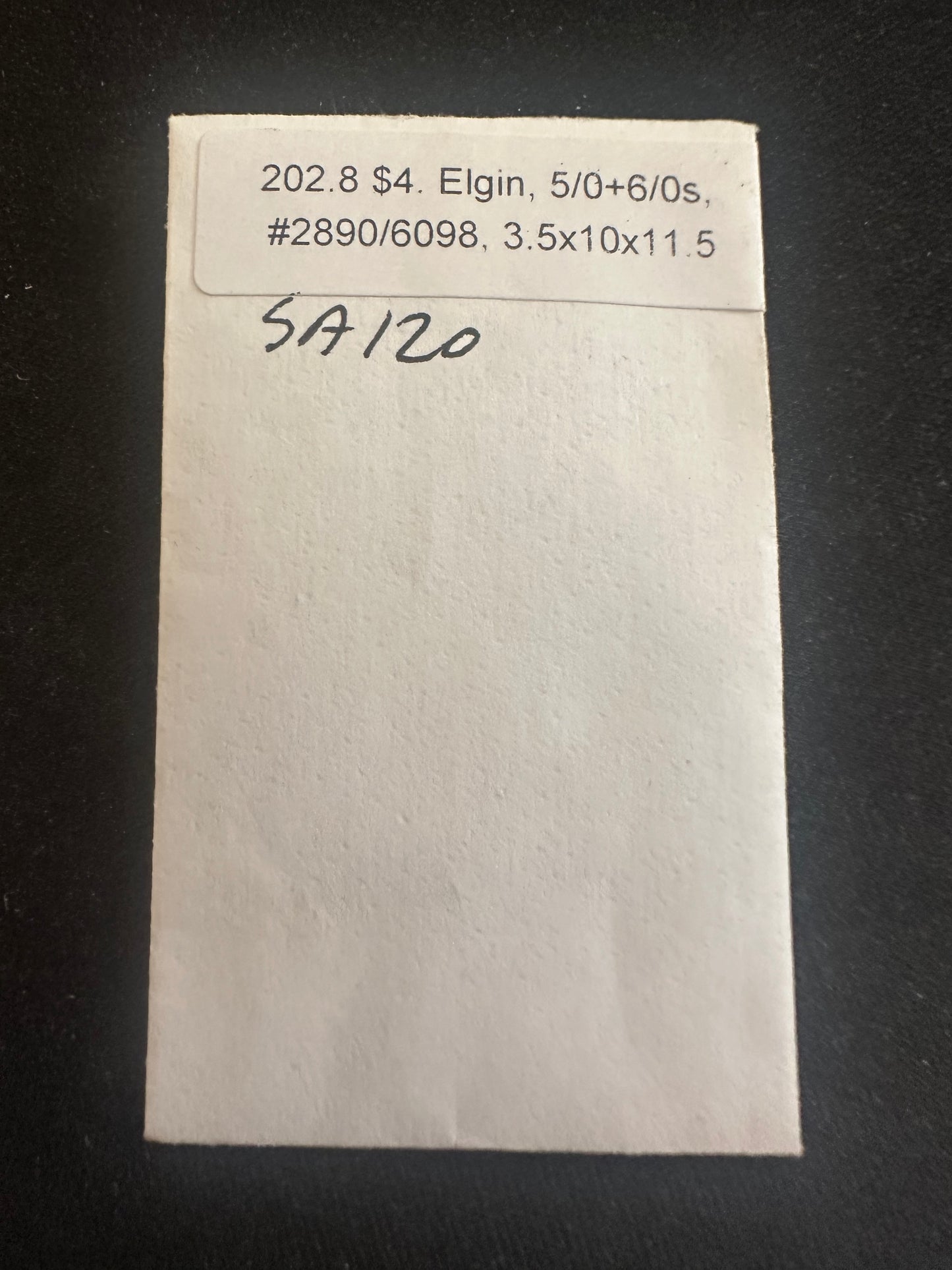 Alloy Mainspring for 6/0s Elgin No. 2890 / 6098