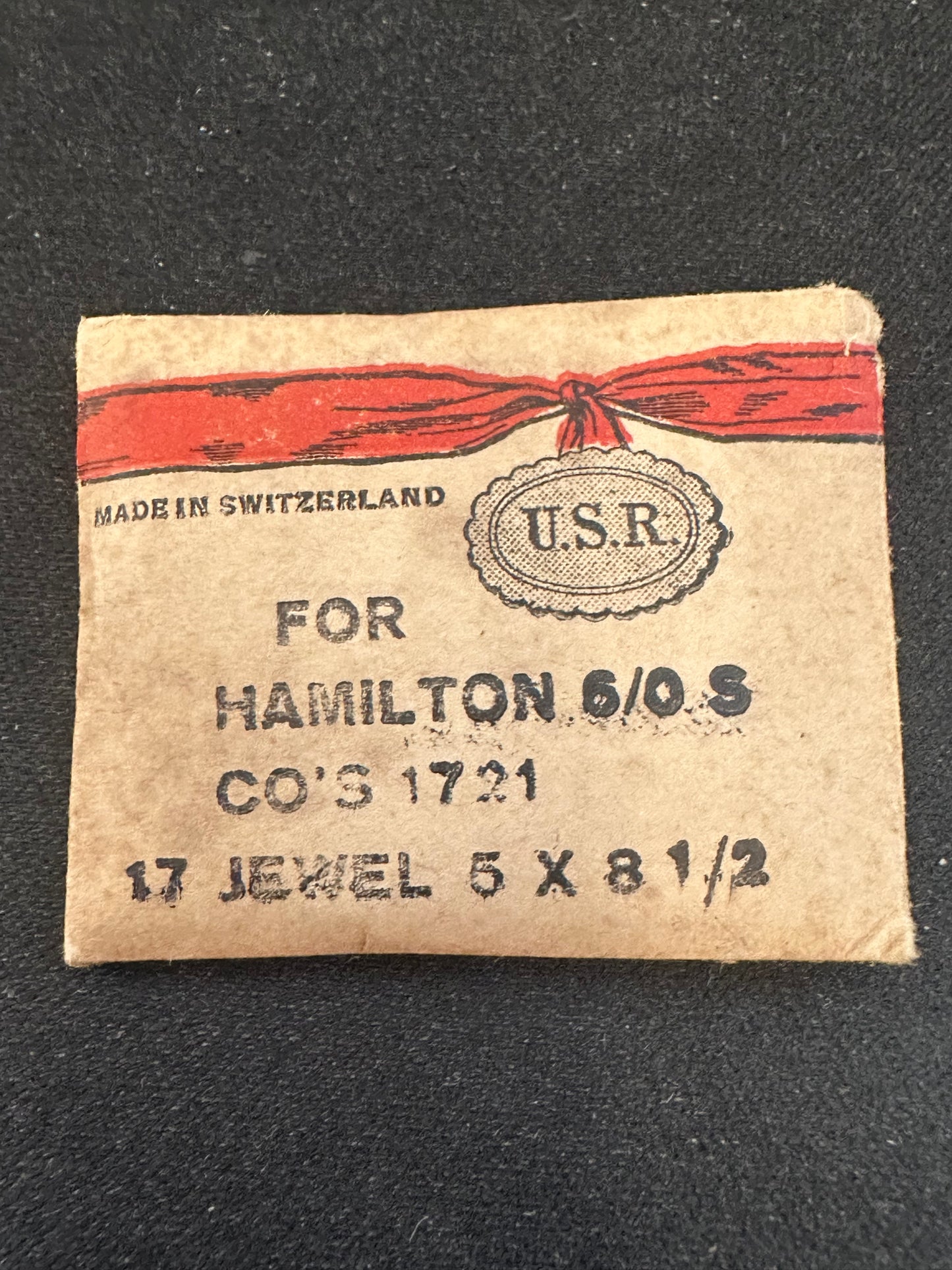 USR Mainspring for Hamilton 6/0s No. 1721 - Steel