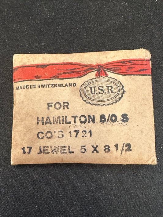 USR Mainspring for Hamilton 6/0s No. 1721 - Steel
