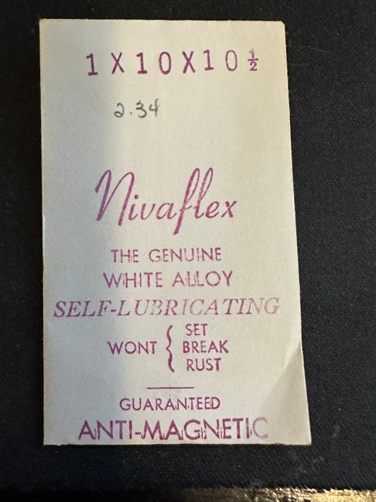 Nivaflex Mainspring for Gruen 370, Elgin 865, Peseux 7000 - Alloy