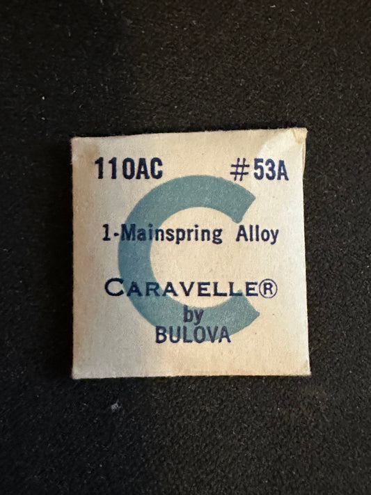 Bulova Factory Mainspring for Caravelle caliber 11OAC - Alloy