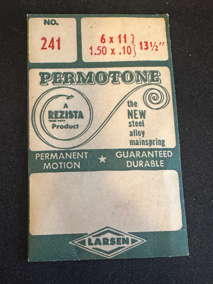 Permotone Mainspring No. 241 for Marvin 520, 535 caliber movements - Alloy