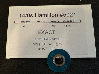 Hamilton 14/0s Mainspring No. 5021 / 718440 (EXACT) - Alloy