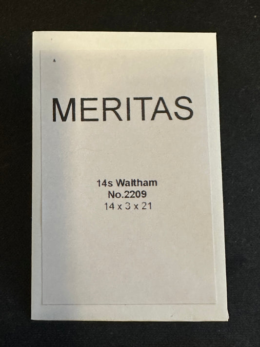 MERITAS Mainspring for 14s Waltham Model 1870 No. 2209 - Steel