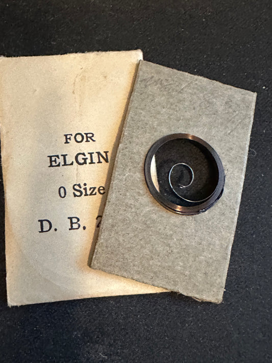 Steel Mainspring for 0s & 3/0s Elgin No. 2097