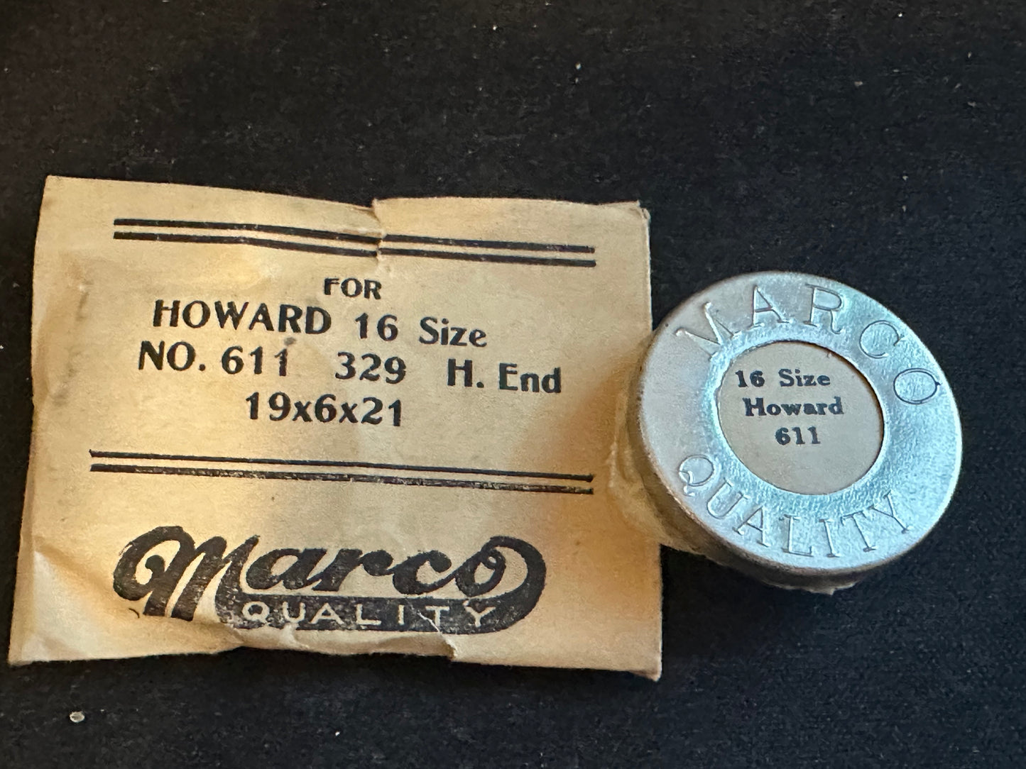 Marco Mainspring #611 for Howard 16s No. 329 - Steel