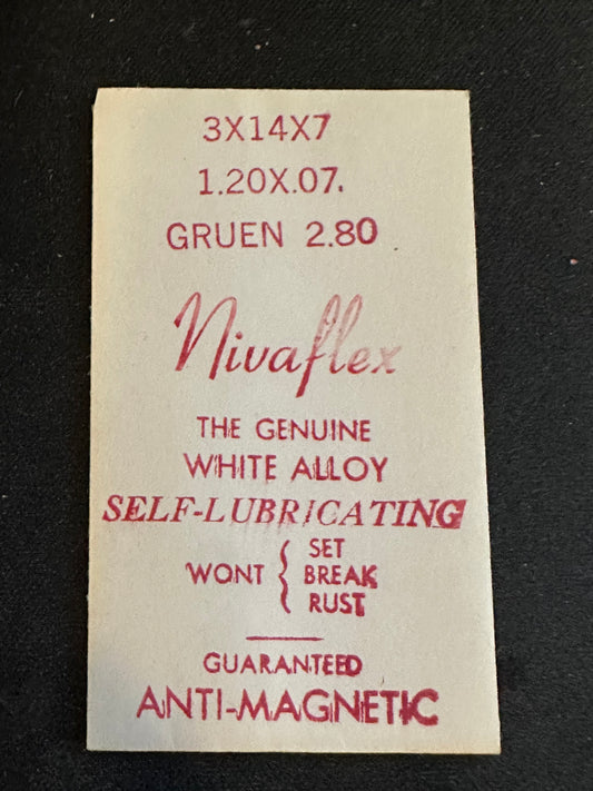 Nivaflex Unbreakable Mainspring for Gruen 280 - Alloy