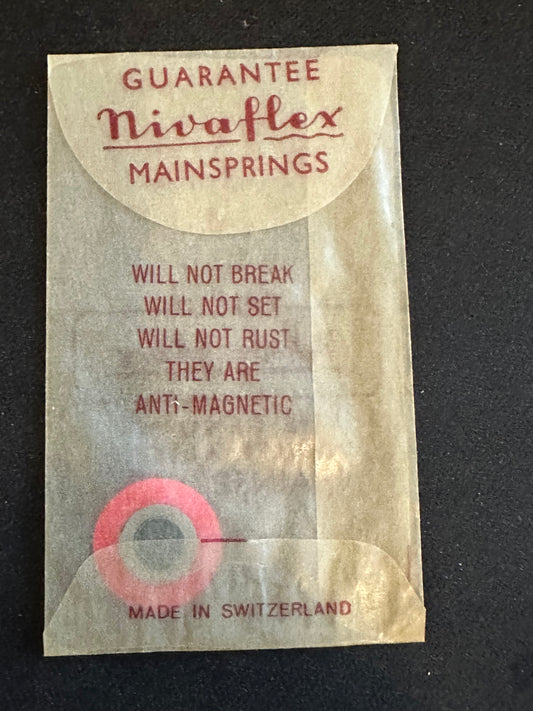 Nivaflex Unbreakable Mainspring N7182 for Mido 110, AS 933, 963 - Alloy