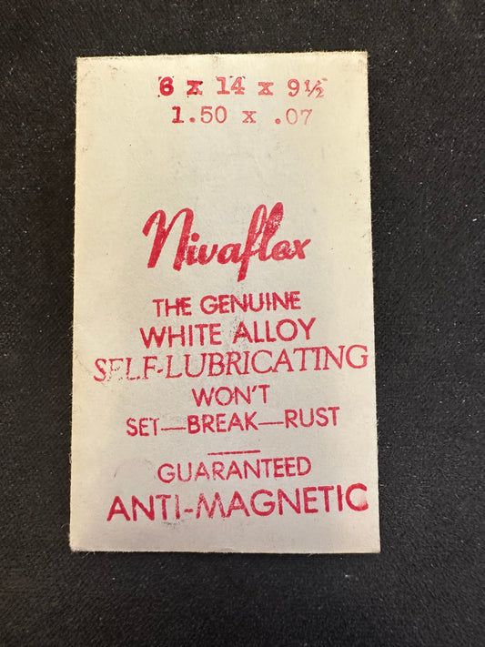 Nivaflex Unbreakable Mainspring for AS 972, 975, 997, 1000, 1006, 1061, 1177 - Alloy