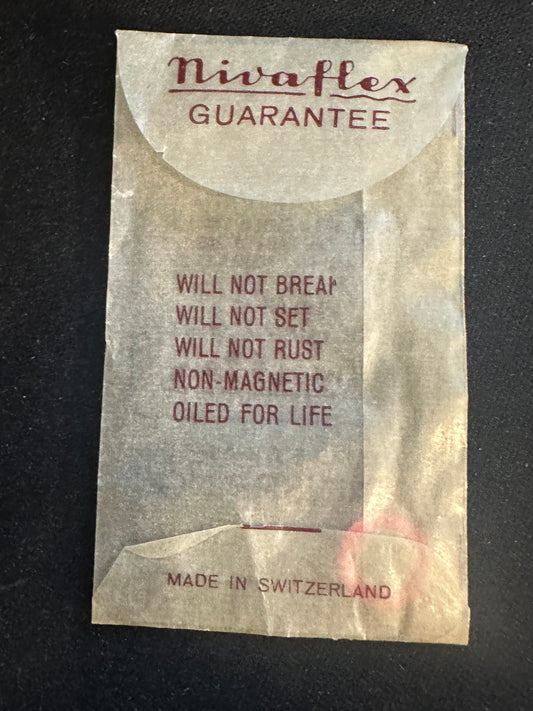 Nivaflex Unbreakable Mainspring N3244 for Felsa 370, Kurth 200, Peseux 90, Tissot 17.2 - Alloy