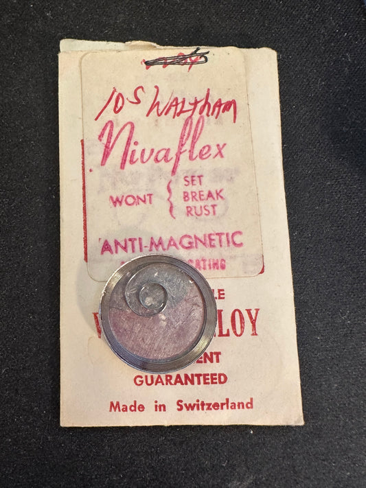 Nivaflex Mainspring for Waltham 10s / 12s / 14s Colonial A No. 2234 - Alloy