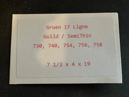 Gruen Steel Mainspring for 12s Guild / SemiThin Movements