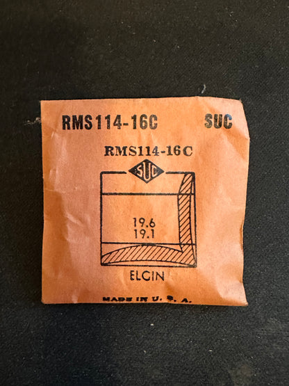 SUC Rocket Crystal RMS 114-16C for ELGIN 19.6 x 19.1mm - New