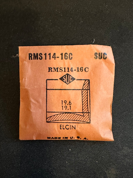 SUC Rocket Crystal RMS 114-16C for ELGIN 19.6 x 19.1mm - New