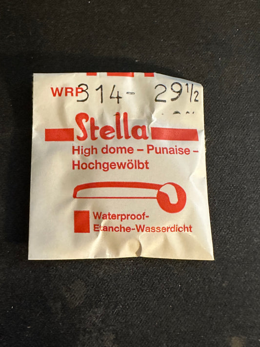 Stella WRP-314 29½ Round High Dome Waterproof Wrist Watch Crystal 31.4mm - New