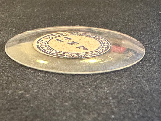 VTF Vintage Glass Hunting Case Watch Crystal 14-0/16 (~31.6mm) - NOS