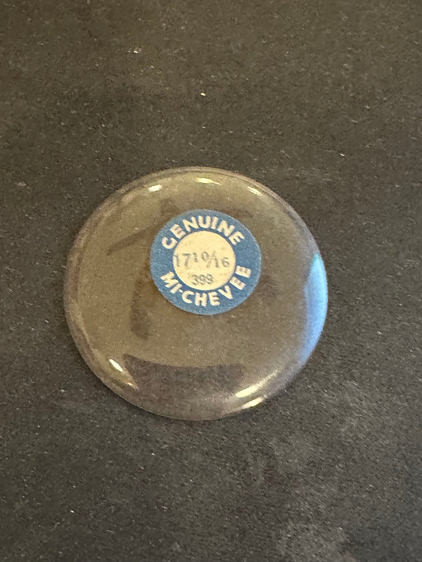 Marco Mi-Chevee Vintage Glass Pocket Watch Crystal 17-10/16 (39.9mm) - NOS