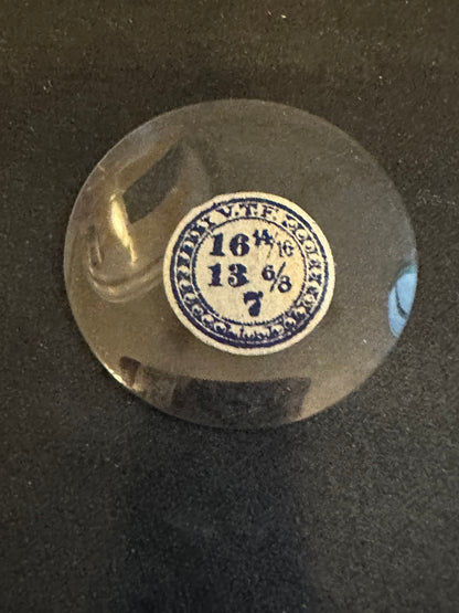 VTF Vintage Glass Hunting Case Watch Crystal 16-14/16 (~38.1mm) - NOS