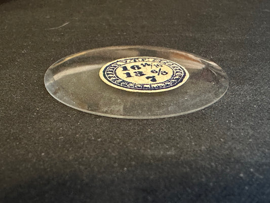 VTF Vintage Glass Hunting Case Watch Crystal 16-14/16 (~38.1mm) - NOS