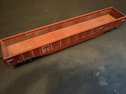 Revell HO Scale Brown Gondola 4052 CNW, 1956