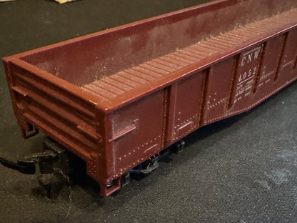Revell HO Scale Brown Gondola 4052 CNW, 1956