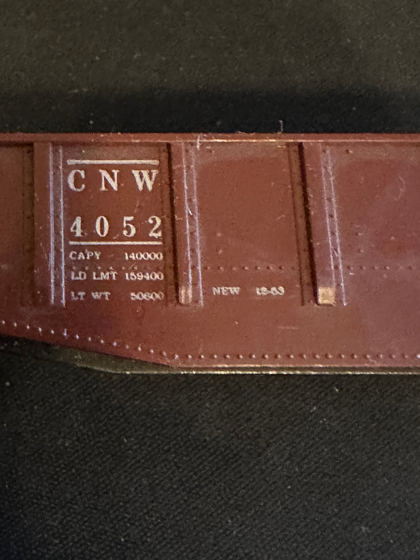 Revell HO Scale Brown Gondola 4052 CNW, 1956