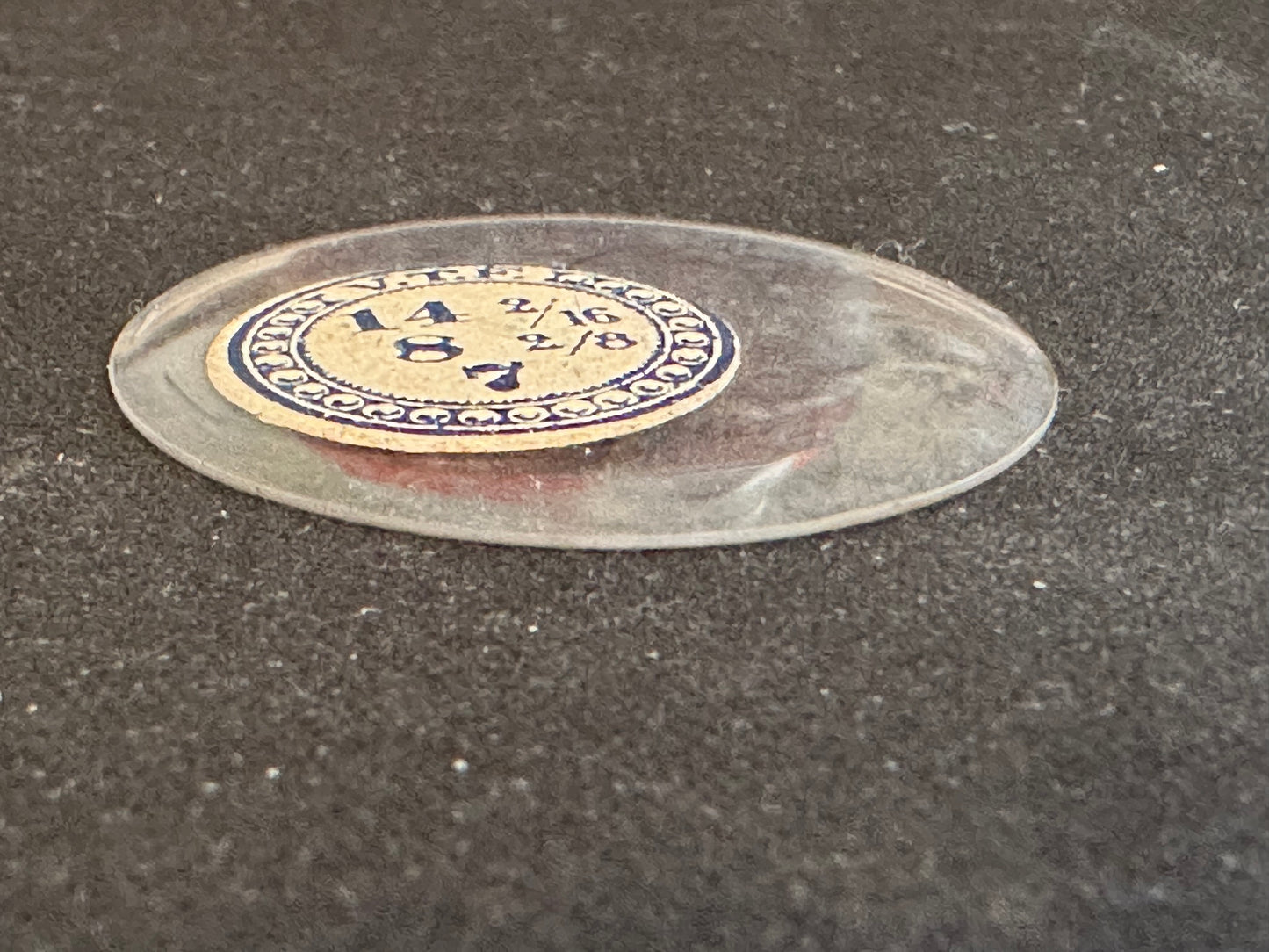 VTF Vintage Glass Hunting Case Watch Crystal 14-2/16 (~31.9mm) - NOS