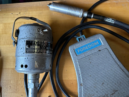 Foredom Series CC Rotary Tool with Motor, Foot Pedal, Handpiece