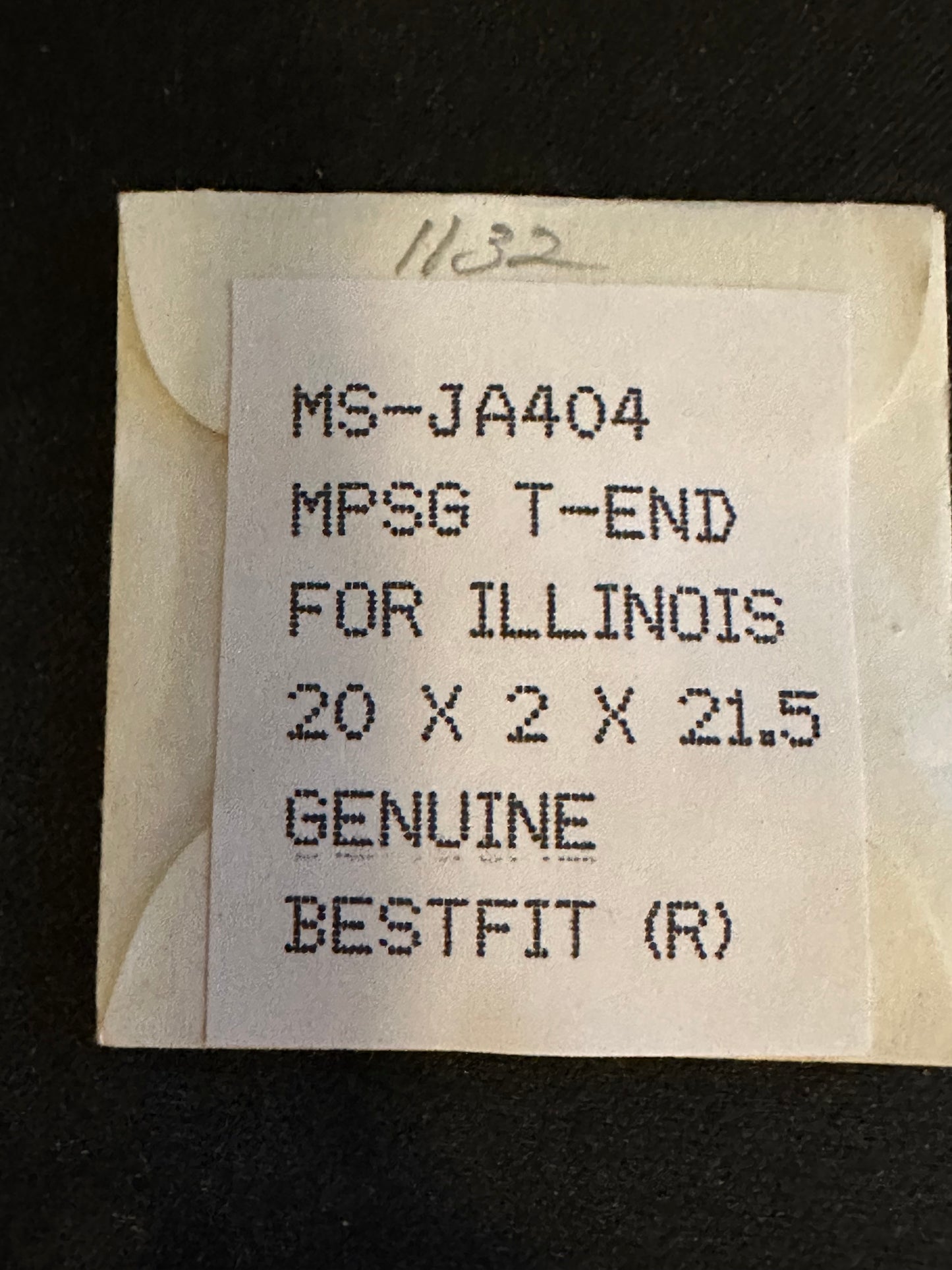 BESTFIT Mainspring JA404 for 18s Illinois Pocket Watches No. 47303 - Alloy