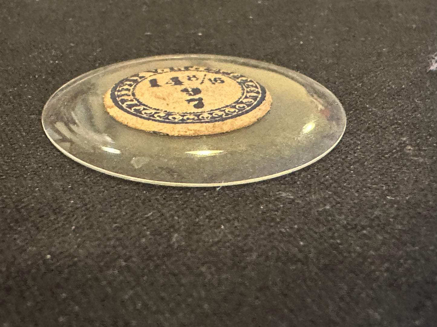 VTF Vintage Glass Hunting Case Watch Crystal 14-8/16 (~32.7mm) - NOS