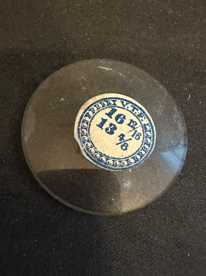 VTF Vintage Glass Pocket Watch Crystal 16-12/16 (~37.8mm) - NOS