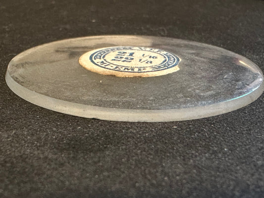 VTF Vintage Glass Pocket Watch Crystal 21-1/16 (~47.5mm) - NOS