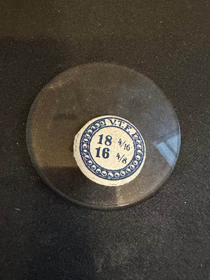 VTF Vintage Glass Pocket Watch Crystal 18-4/16 (~41.2mm) - NOS