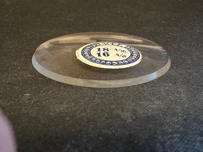 VTF Vintage Glass Pocket Watch Crystal 18-4/16 (~41.2mm) - NOS