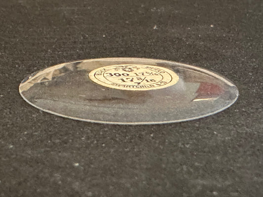 Swartchild Vintage Glass Hunting Case Watch Crystal 17-5/16 (~39.0mm) - NOS